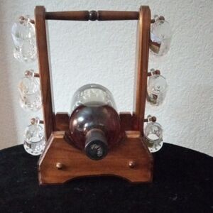 Mini shot Mug Holder W Mugs  and Whiskey Bottle Holder